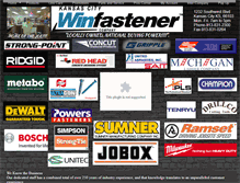 Tablet Screenshot of kcwinfastener.com